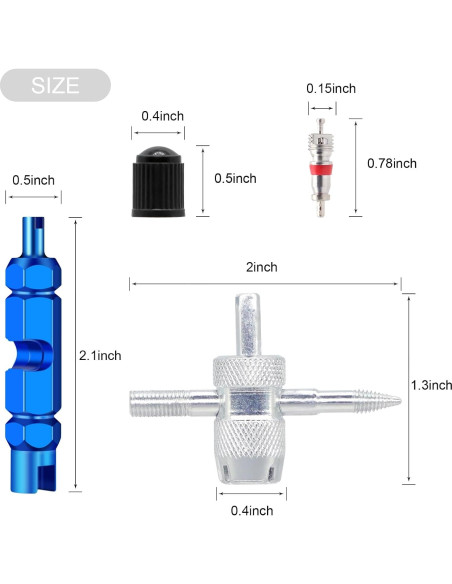 Herramienta de Extracción de Vástago de Válvula ZHSMS - 20 Núcleos y 10 Tapas