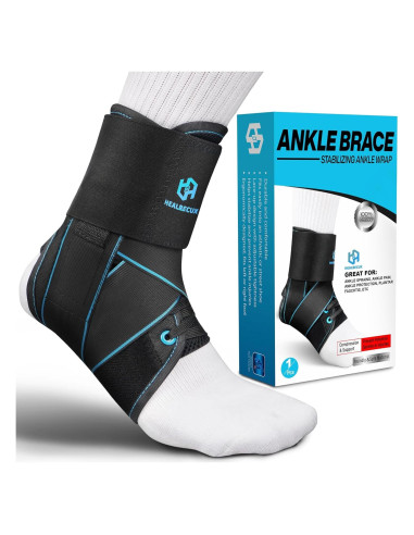 Faja de Tobillo Healrecux XS Soporte para Esguince y Fasciitis