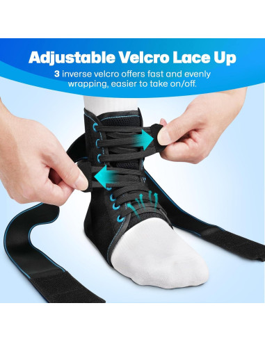 Faja de Tobillo Healrecux XS Soporte para Esguince y Fasciitis