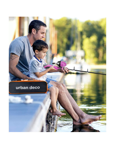 Caña de Pescar Telescópica Urban Deco 1.27m para Niños