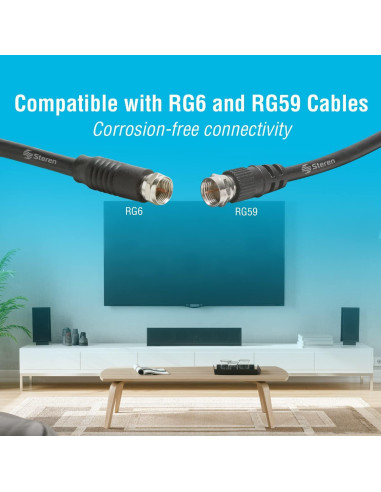 Divisor 2 Vías Steren 201-232 2.4GHz 90dB Coaxial