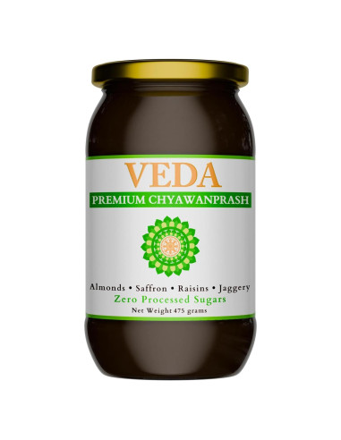 Chyawanprash VEDA Sin Azúcar 473 g - Mermelada Herbal Ayurvédica