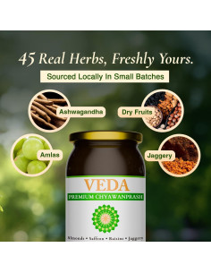 Chyawanprash VEDA Sin Azúcar 473 g - Mermelada Herbal Ayurvédica 2