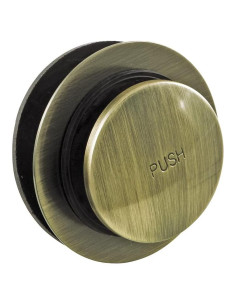 Desagüe de bañera Tip-Toe Kingston Brass DTT203 Latón Antiguo