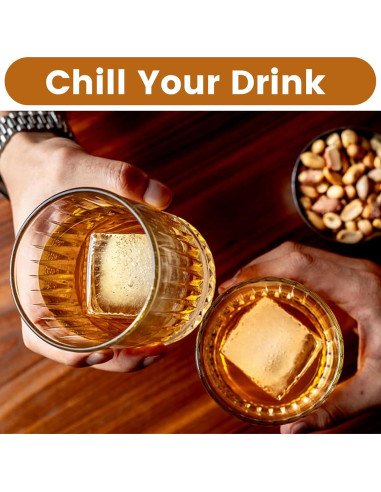 Bandeja de Hielo de Silicona Grande SAWNZC 3 Piezas Azul