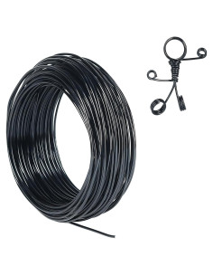Alambre de Aluminio 2mm Tenn Well 30 Metros Negro para Manualidades