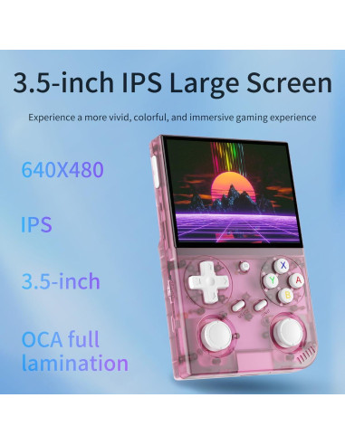 Consola de juegos portátil WESICH G350 3.5" IPS 64GB Gris