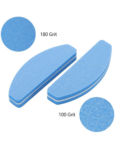 40 Mini Archivos de Uñas 100/180 BTYMS para Uñas Acrílicas