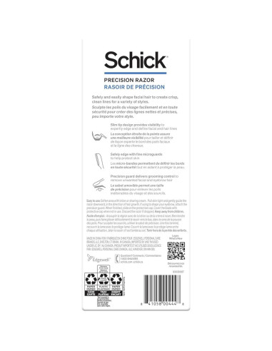 Razor de Precisión Schick para Hombres - Paquete de 1