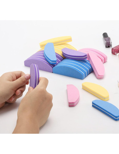 40 Mini Archivos de Uñas 100/180 BTYMS para Uñas Acrílicas