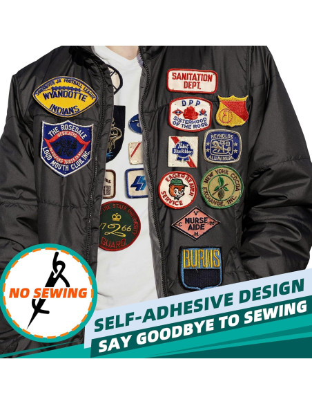 Adhesivo Doble Cara ONine para Parches Girl Scout 2 Paquete