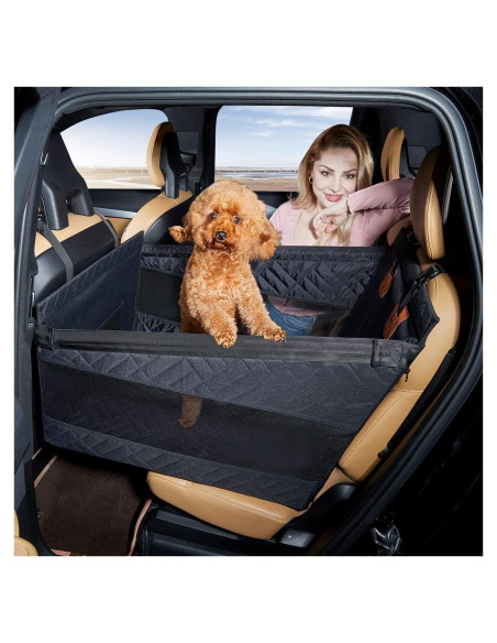 Asiento de Coche para Perros TKYZ Negro Pequeño Impermeable
