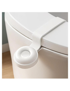 Mango de Asiento de Inodoro HIFEASTS - 2 Piezas Ergonomico Blanco