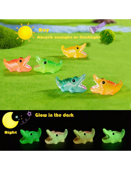 150 Figuras de Animales Miniatura Luminosa U-Zimikee 2.54cm