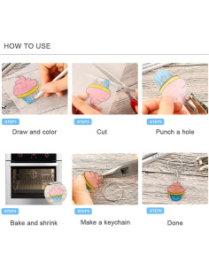 Hojas de Plástico Retráctil Auihiay 50 Piezas 10x7.5 cm 2