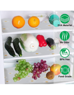 Forro de estantería KIMCHOMERSE EVA 30.48cm x 299.72cm Floral 2