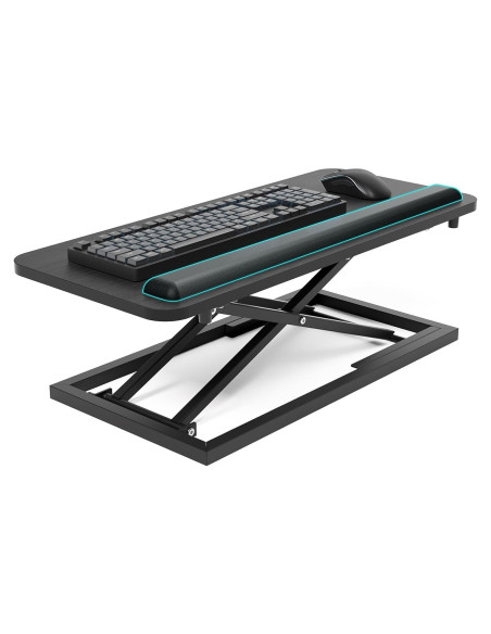 Soporte de Teclado y Ratón RQUOIRE Ajustable 26.7x11.7" Negro