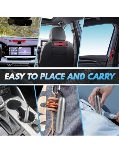 Martillo de Emergencia PUEZOKLY 2-en-1 Cortador y Rompedor