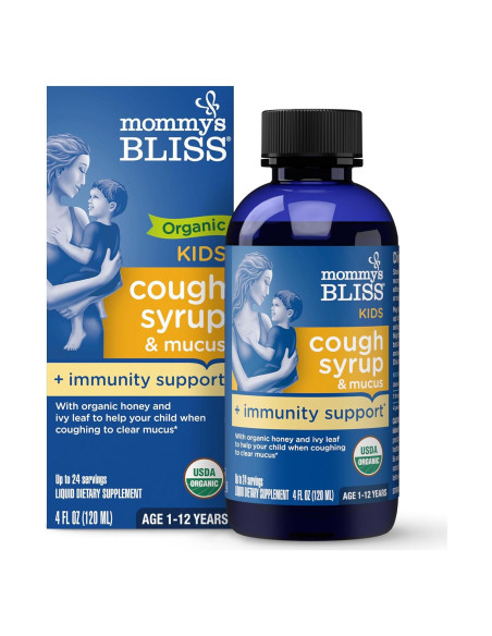 Jarabe orgánico para la tos Mommy's Bliss 118 ml - Niños