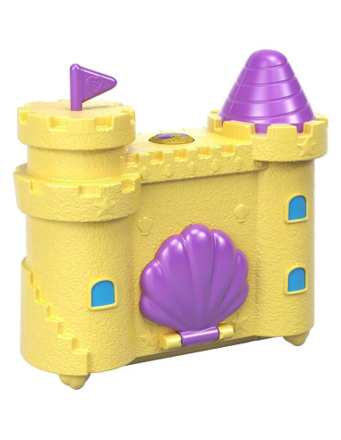 Juguete de Viaje Polly Pocket Surf 'n' Sandventure con 2 Muñecas