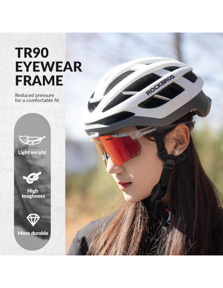Gafas de Ciclismo ROCKBROS Fotoquímicas UV para Adultos