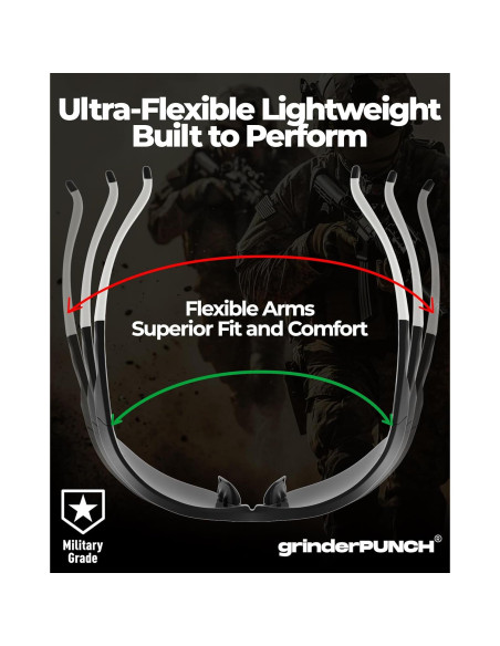 Gafas Tácticas de Tiro GrinderPUNCH Grado Militar UV 100% Gafas Tácticas de Tiro GrinderPUNCH Grado Militar UV 100%