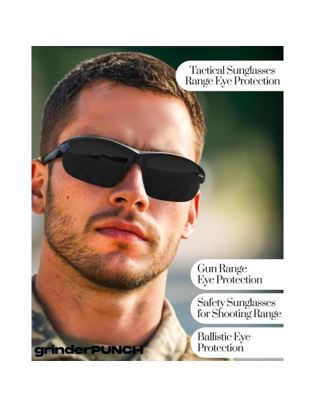 Gafas Tácticas de Tiro GrinderPUNCH Grado Militar UV 100% Gafas Tácticas de Tiro GrinderPUNCH Grado Militar UV 100%