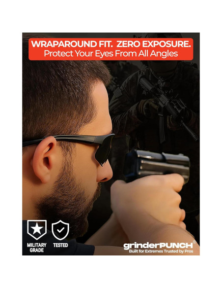 Gafas Tácticas de Tiro GrinderPUNCH Grado Militar UV 100% Gafas Tácticas de Tiro GrinderPUNCH Grado Militar UV 100%
