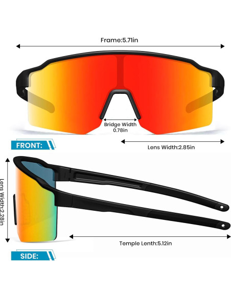 Gafas de Ciclismo Polarizadas VEWOE UV400 Unisex