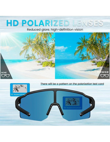 Gafas de Ciclismo Polarizadas VEWOE UV400 Unisex