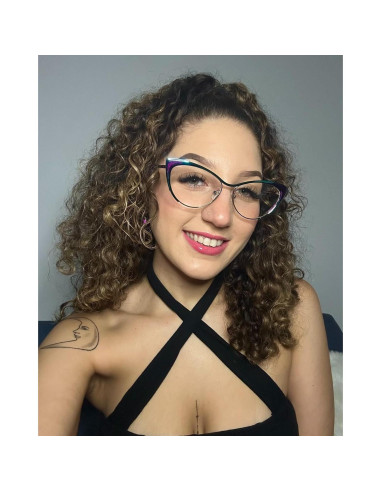 Gafas de luz azul VOOGLAM Annabelle Cateye para mujer