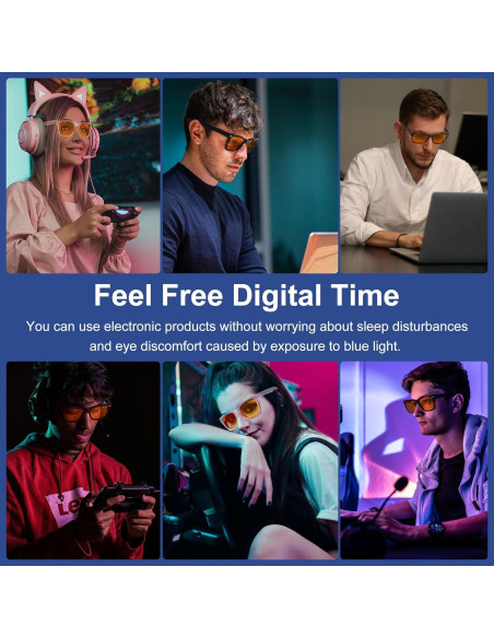 Gafas bloqueadoras de luz azul ViewJoy 99.9% para dormir