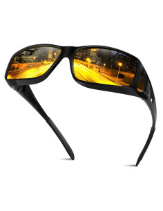Gafas de Conducción Nocturna Bio-th con Lentes Amarillos UV