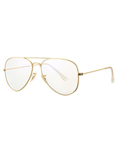 Gafas Aviador Clásicas COASION Lente Transparente Unisex