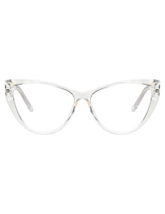 Gafas Cateye Anti Luz Azul Mujeres Lente Clara Reemplazable