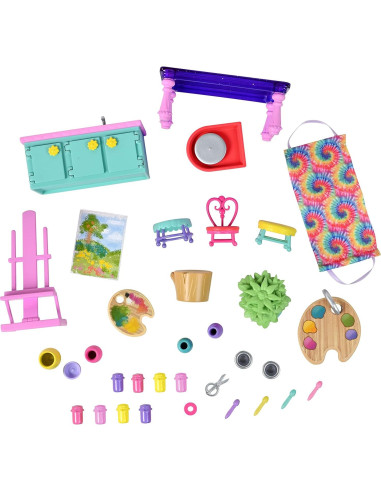 Estudio de Arte Sunburst Honey Bee Acres con 50 Accesorios