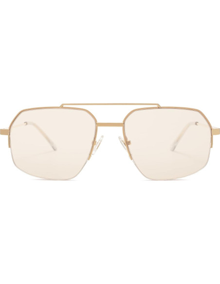 Gafas de sol aviador SOJOS UV400 unisex marco metal SJ1191