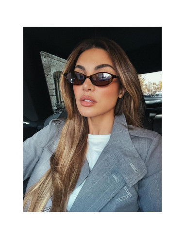 Gafas de Sol Retro Ovaladas FEISEDY UV400 para Mujeres