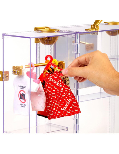 Armario de Moda Deluxe Rainbow High con 31+ Accesorios