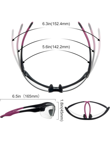 Gafas de Seguridad PROTEAR Anti UV 100% Transparentes