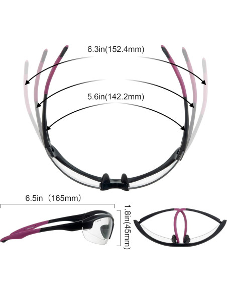 Gafas de Seguridad PROTEAR Anti UV 100% Transparentes