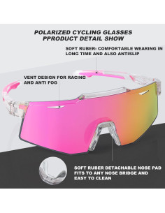 Gafas de Ciclismo Polarizadas EXP VISION UV400 para Adultos 2