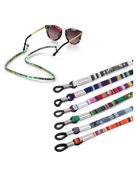 Cadena de Gafas 6PCS Algodón Grueso Multicolor Jurxy