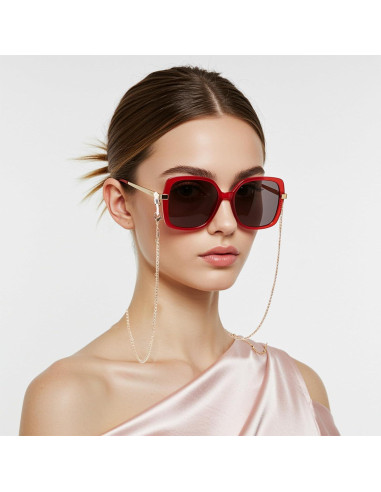 Cadena de Gafas Lusofie 3 Pcs con 6 Conectores Ajustables