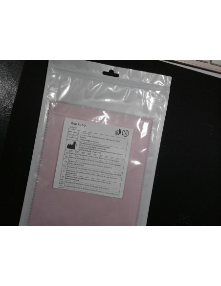 10 Paños de Microfibra Andibro para Limpiar Gafas Rosa