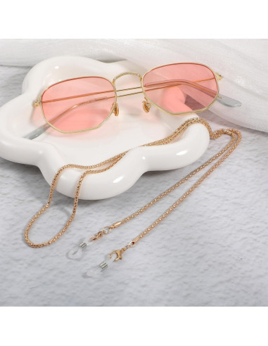 Cadena de Gafas Lusofie 3 Pcs con 6 Conectores Ajustables