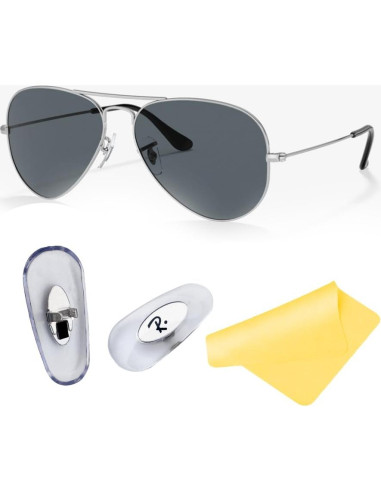 Almohadillas de Nariz Ray Ban 16mm Repuesto Plata - Kit de Reparación