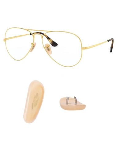 Almohadillas de nariz FOOUSA para gafas Ray Ban Aviator