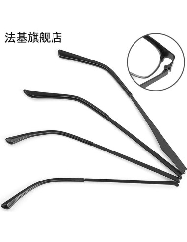 Patillas de Gafas Fendawn 6mm Repuesto Universal Negro