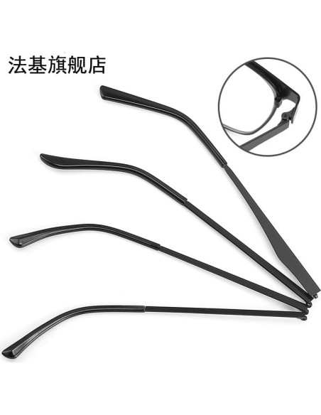 Patillas de Gafas Fendawn 6mm Repuesto Universal Negro